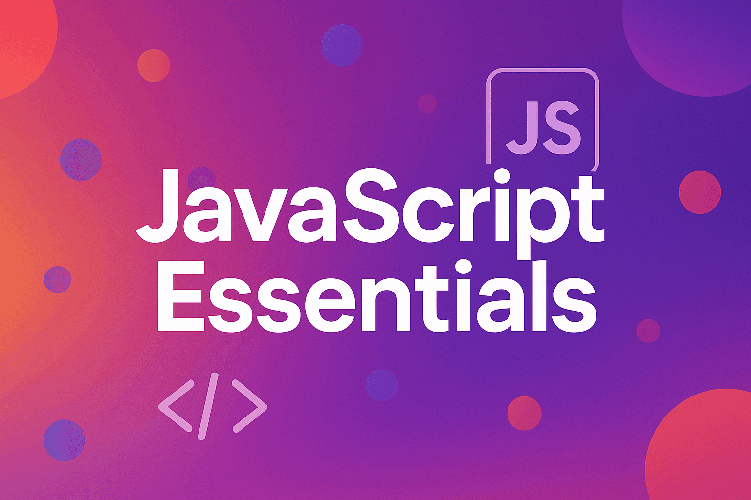 JavaScript Essentials banner